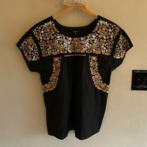 Embroidered top. Great condition